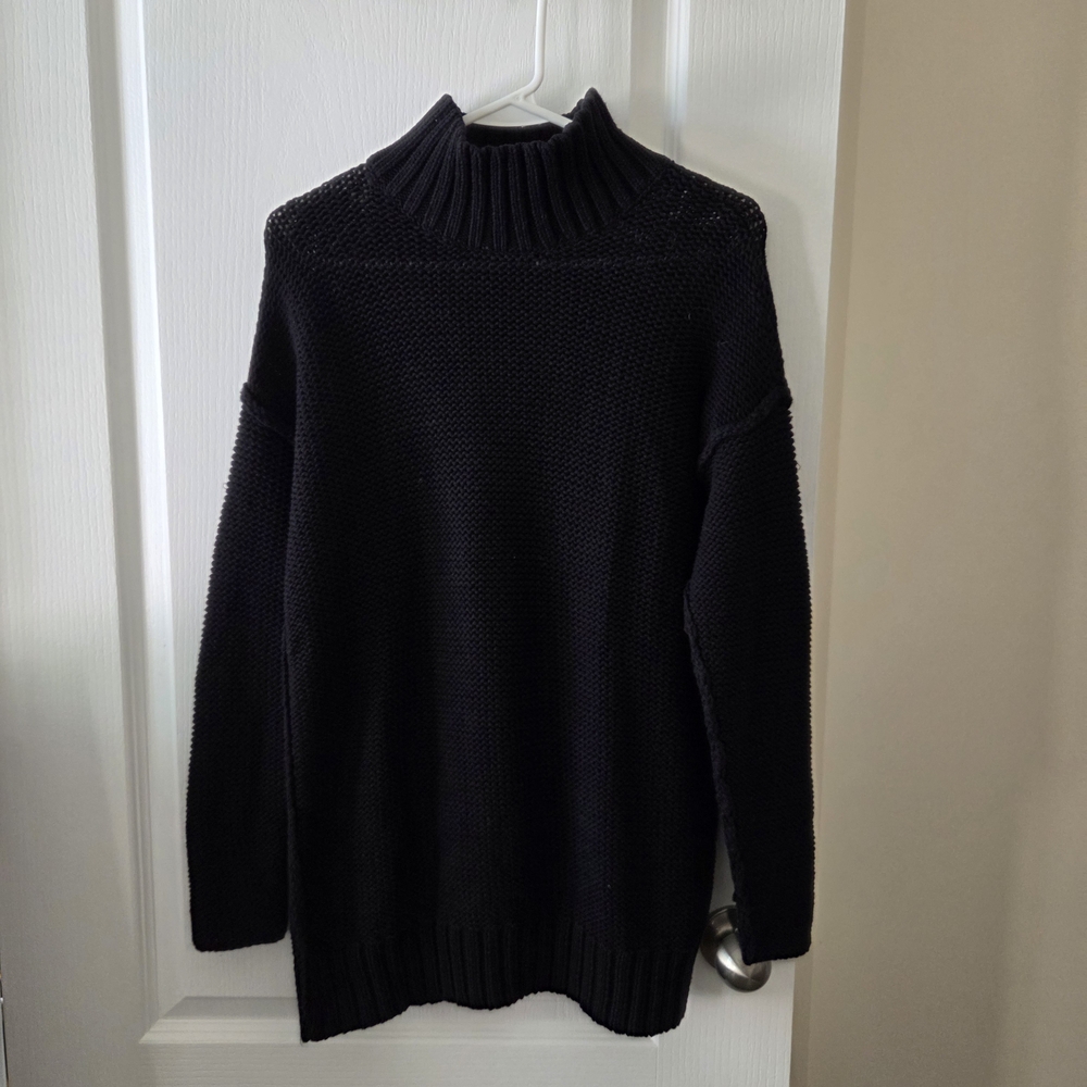 Lauren Ralph Lauren Black Mockneck Sweater